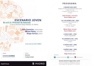 Actividad cultural - programa 26 enero Principe Asturias