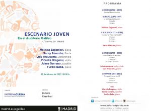 actividad cultural - programa Escenario Joven 11 de febrero