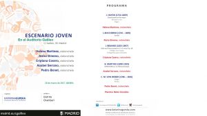 Actividad Cultural - 28 marz Auditorio Galileo