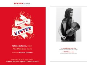 actividad cultural - RFdM Fatima Latorre