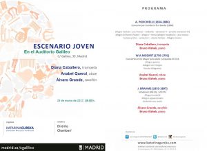 Escenario Joven - Auditorio Galileo 25 marzo