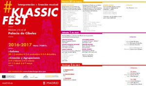 Novedad educativa - programa KlassicFest abril